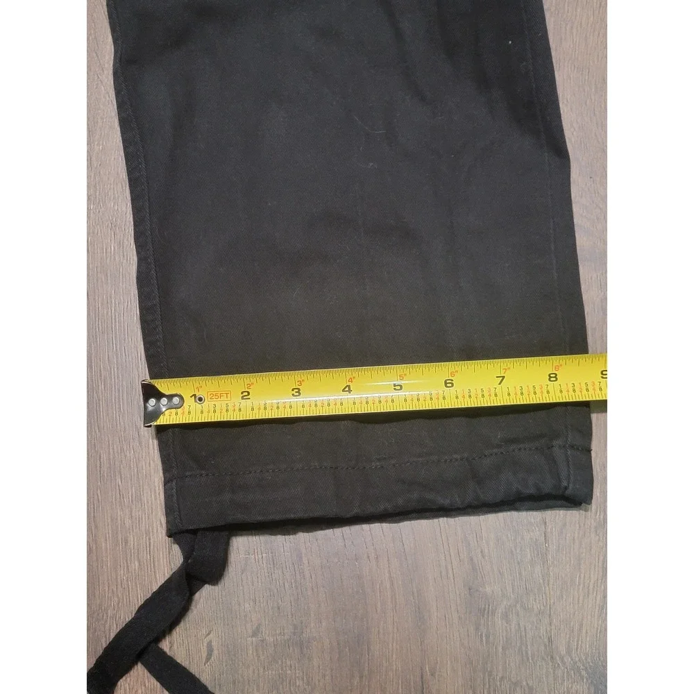 MOSTWAY Black Mens Cargo Pants Size 38‎ Relaxed Fit Casual Utility